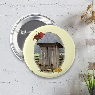 Chapa Redonda De 5 Cm Paro de descanso de Redneck