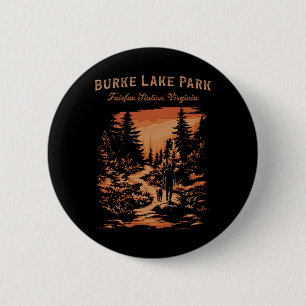 Chapa Redonda De 5 Cm Parque Burke Lake Fairfax Station Virginia Sendero