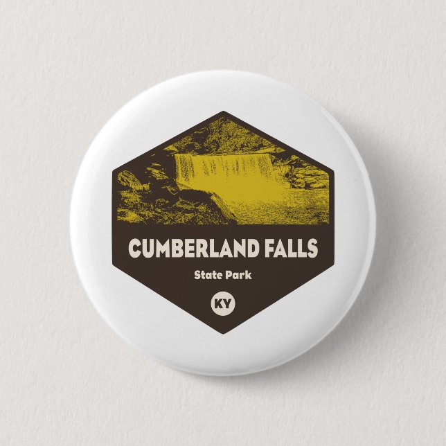 Chapa Redonda De 5 Cm Parque estatal Cumberland Falls Kentucky (Anverso)