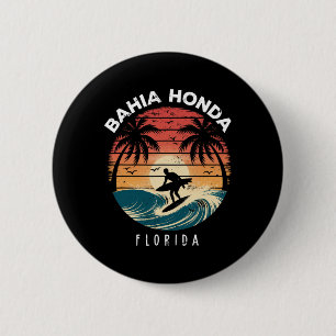 Chapa Redonda De 5 Cm Parque Estatal Hia Honda Florida Olas de Surf Tabl