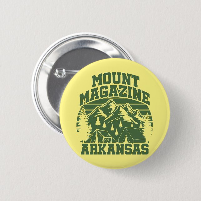 Chapa Redonda De 5 Cm Parque estatal Mount Magazine (Anverso y reverso)