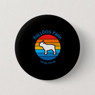 Chapa Redonda De 5 Cm Parque Florida Bulldog