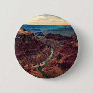 Chapa Redonda De 5 Cm Parque Nacional del Gran Cañón, Arizona, Río Color