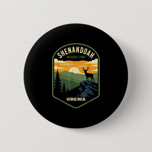 Chapa Redonda De 5 Cm parque nacional shenandoah virginia diseño vintage