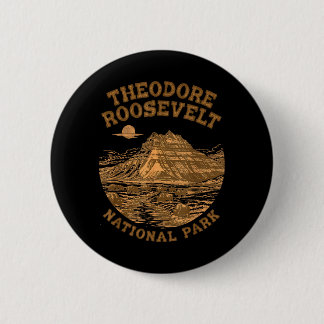 Chapa Redonda De 5 Cm Parque Nacional Theodore Roosevelt Naturaleza Viaj