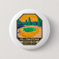 Parque nacional Yellowstone Moral Glory Pool Retro
