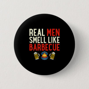 Chapa Redonda De 5 Cm Parrillada De Pescado Funny Chef Bbq Hombres De Ve
