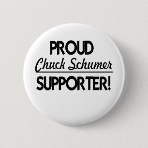 Chapa Redonda De 5 Cm ¡Partidario orgulloso de Schumer de la tirada!