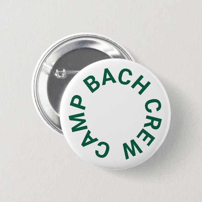 Chapa Redonda De 5 Cm Partido Bachelorato Verde de la tripulación del Ca (Anverso y reverso)