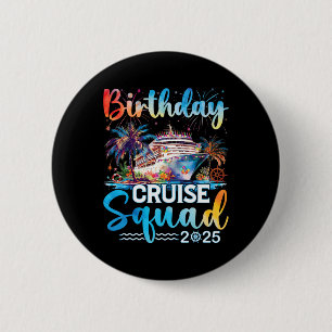 Chapa Redonda De 5 Cm Partido de cumpleaños del crucero de cumpleaños 20
