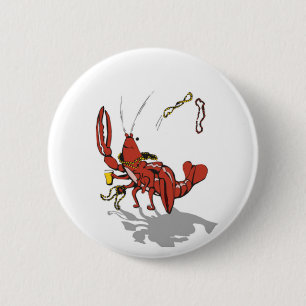Chapa Redonda De 5 Cm Partydad Crawfish