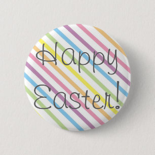 Chapa Redonda De 5 Cm ¡Pascua feliz!