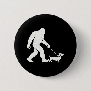Chapa Redonda De 5 Cm Paseando en bicicleta Dachshund Funny Wiener Dog D