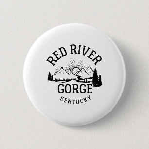 Chapa Redonda De 5 Cm Paseo por Red River Gorge Kentucky Parques Senderi