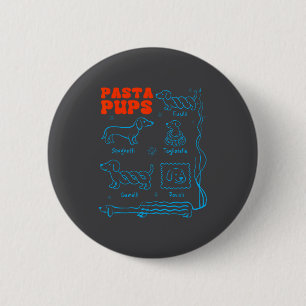 Chapa Redonda De 5 Cm Pasta P Divertido Dachshund Perro Wiener Pasta Foo