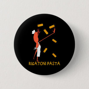 Chapa Redonda De 5 Cm Pasta Rigatoni Funny Marcus The Worm 