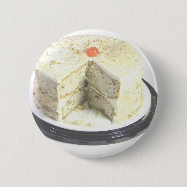 Chapa Redonda De 5 Cm Pastel blanco (Anverso)