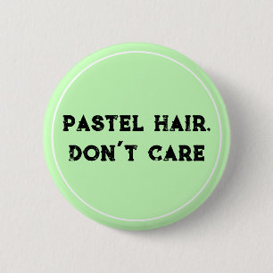 Chapa Redonda De 5 Cm ¡Pastel de pelo no te importa! Gótico Pastel