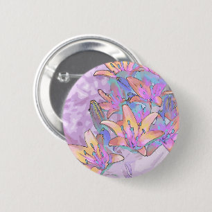 Chapa Redonda De 5 Cm Pastel Lily Love