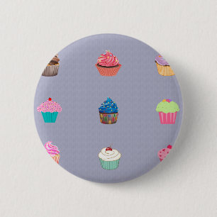 Chapa Redonda De 5 Cm Pasteles