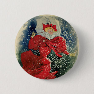 Chapa Redonda De 5 Cm Pastillas para la tos Geraudel Vintage Art Nouveau