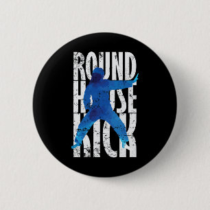 Chapa Redonda De 5 Cm Patada Circular Kickboxing Taekwondo
