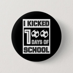 Chapa Redonda De 5 Cm Pateado 100 Días De Diversión Escolar 100 Días Par