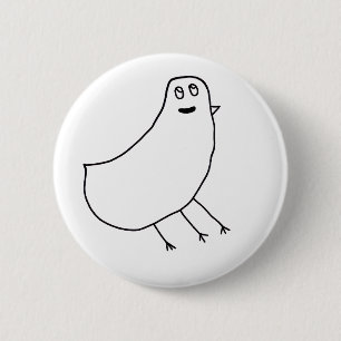 Chapa Redonda De 5 Cm Pato TOBS