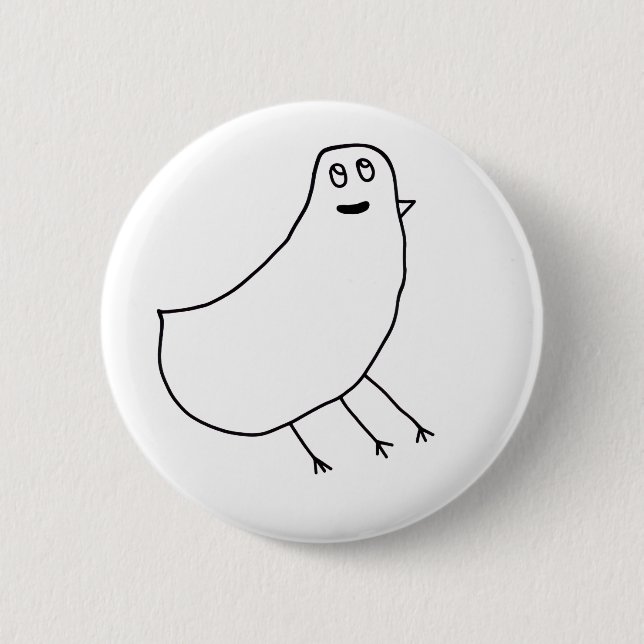 Chapa Redonda De 5 Cm Pato TOBS (Anverso)