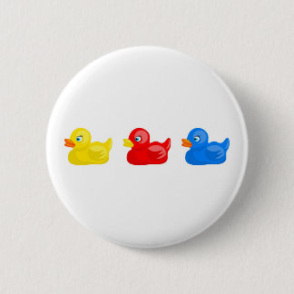 Chapa Redonda De 5 Cm Patos de goma