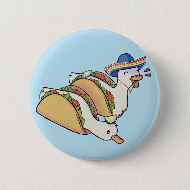 Chapa Redonda De 5 Cm patos taco (Anverso)