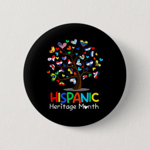 Chapa Redonda De 5 Cm Patrimonio hispano hispano latino
