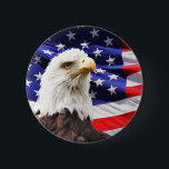 Chapa Redonda De 5 Cm Patriótico<br><div class="desc">Patriótico</div>