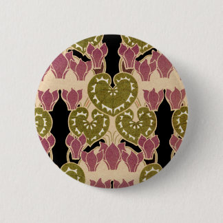 Chapa Redonda De 5 Cm Patrón Art Nouveau n° 4