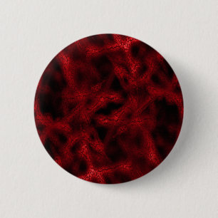 Chapa Redonda De 5 Cm Patrón de fantasía rojo