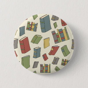 Chapa Redonda De 5 Cm Patrón de libro