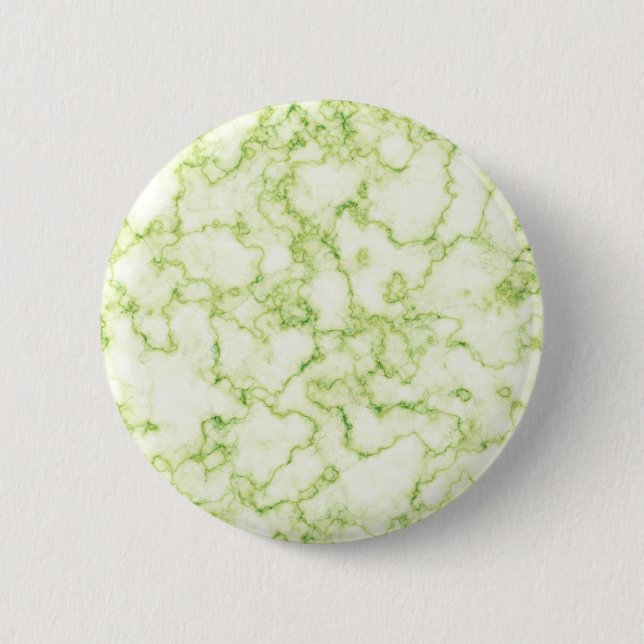 Chapa Redonda De 5 Cm Patrón de mármol verde (Anverso)
