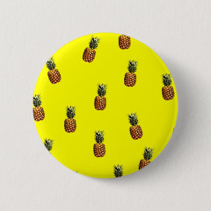 Chapa Redonda De 5 Cm patrón de piña