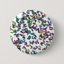 Chapa Redonda De 5 Cm Patrón de rociadores dispersos