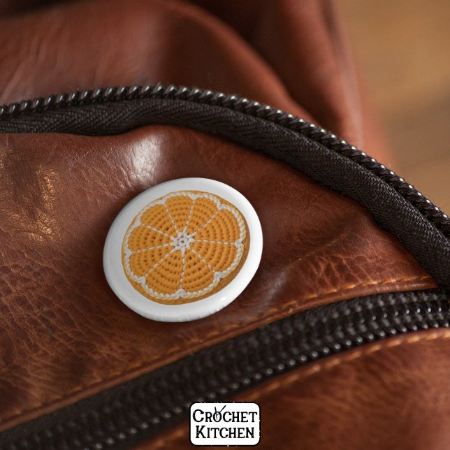 Chapa Redonda De 5 Cm Patrón de rodajas de Naranja de crochet fresco mín (Subido por el creador)