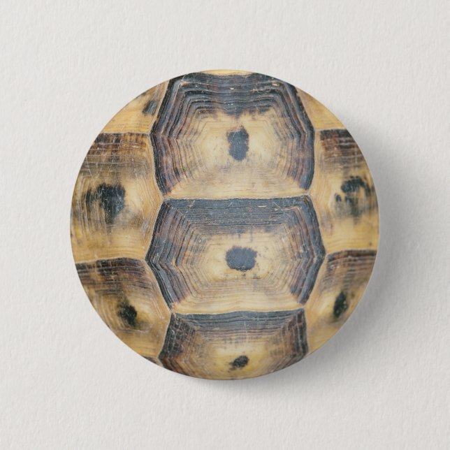 Chapa Redonda De 5 Cm Patrón de shell de tortuga (Anverso)