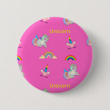 Patrón de unicornio en rosa