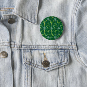Chapa Redonda De 5 Cm Patrón defloral sin soldadura