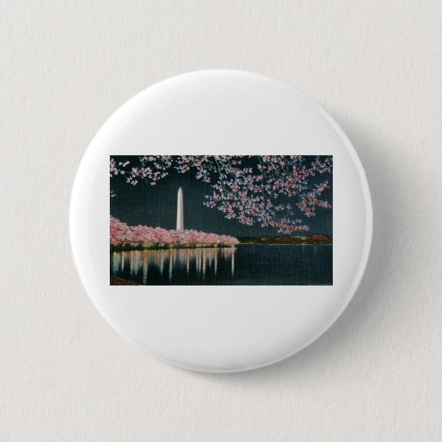 Chapa Redonda De 5 Cm PAU42 Washington en Night.tif (Anverso)