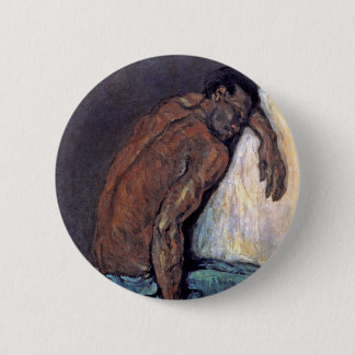 Chapa Redonda De 5 Cm Paul Cezanne - El Negro Escipión Pintura de Arte F