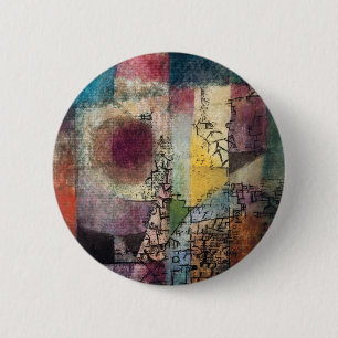 Chapa Redonda De 5 Cm Paul Klee Arte Abstracto Cubismo 