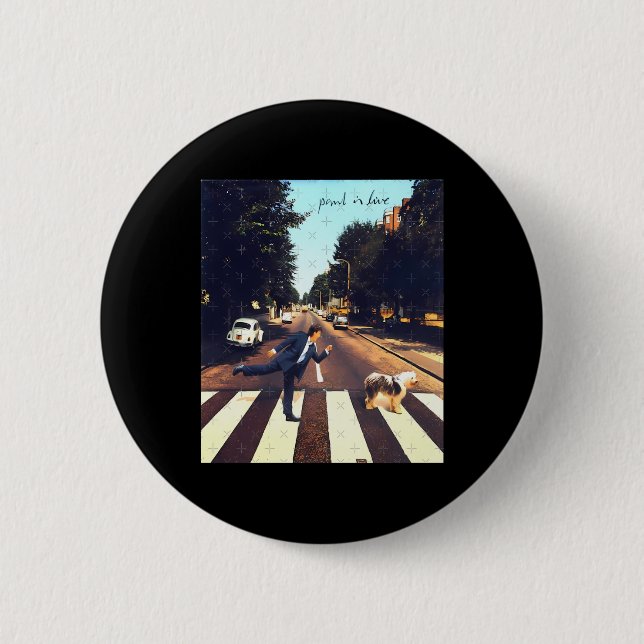 Chapa Redonda De 5 Cm Paul Mccartney Pegatina1 (Anverso)