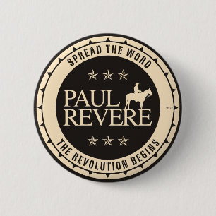 Chapa Redonda De 5 Cm Paul Revere