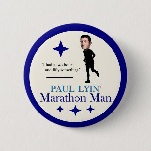Chapa Redonda De 5 Cm Paul Ryan Marathon Man