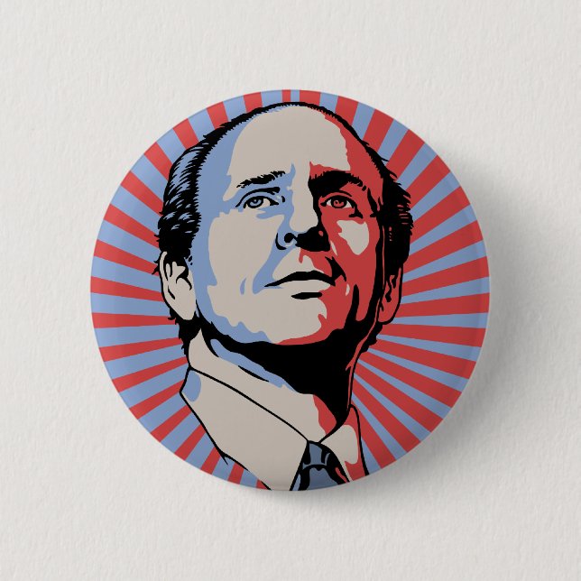 Chapa Redonda De 5 Cm Paul Wellstone (Anverso)